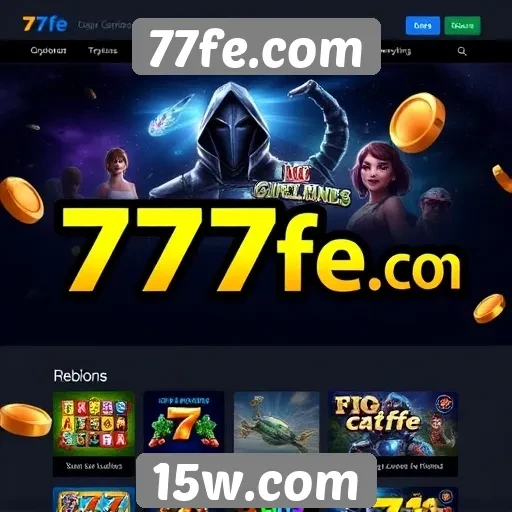 Explorando a interface do site 77fe.com